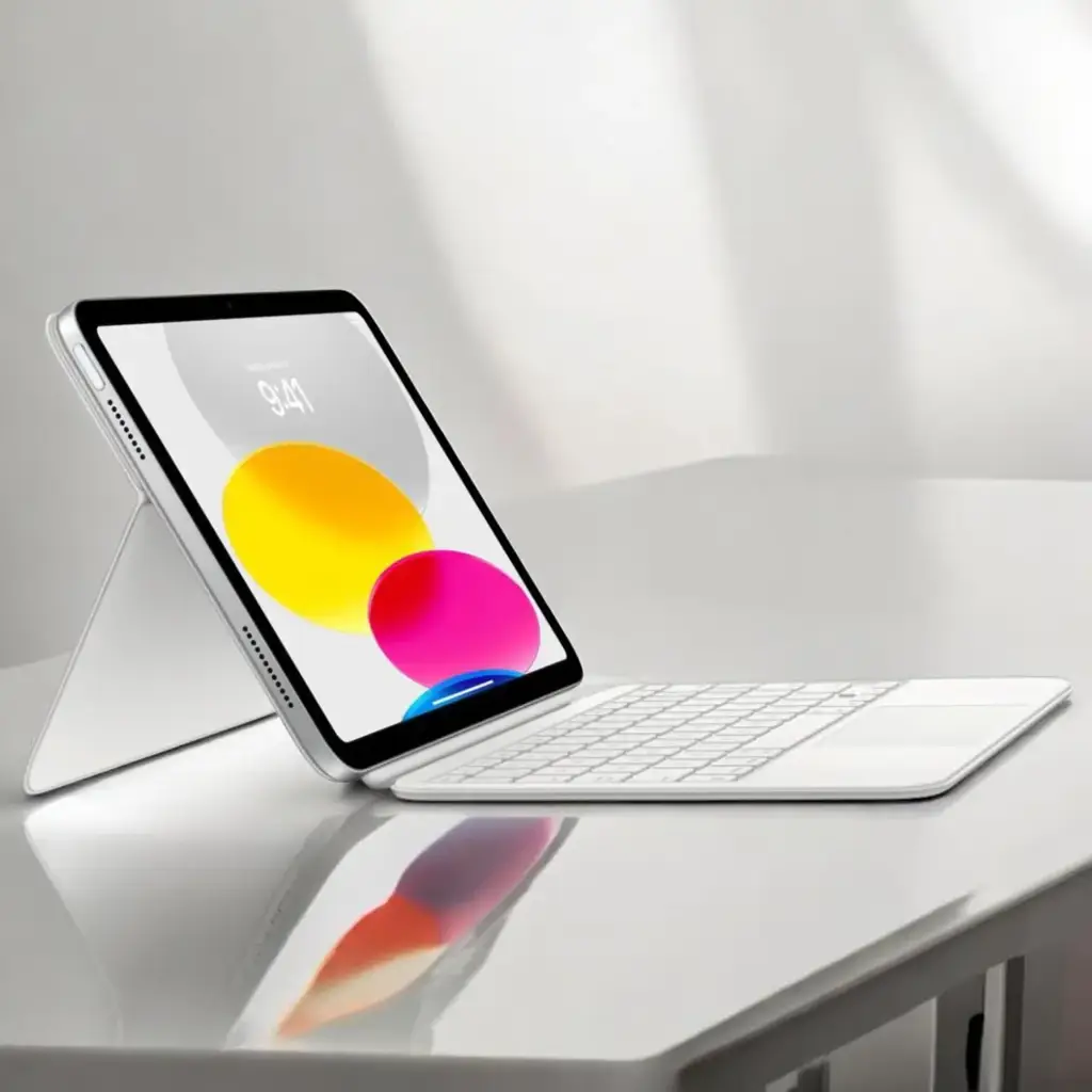 Apple Ipad (10Th Gen) Magic Keyboard Folio (International English) - White - View 2