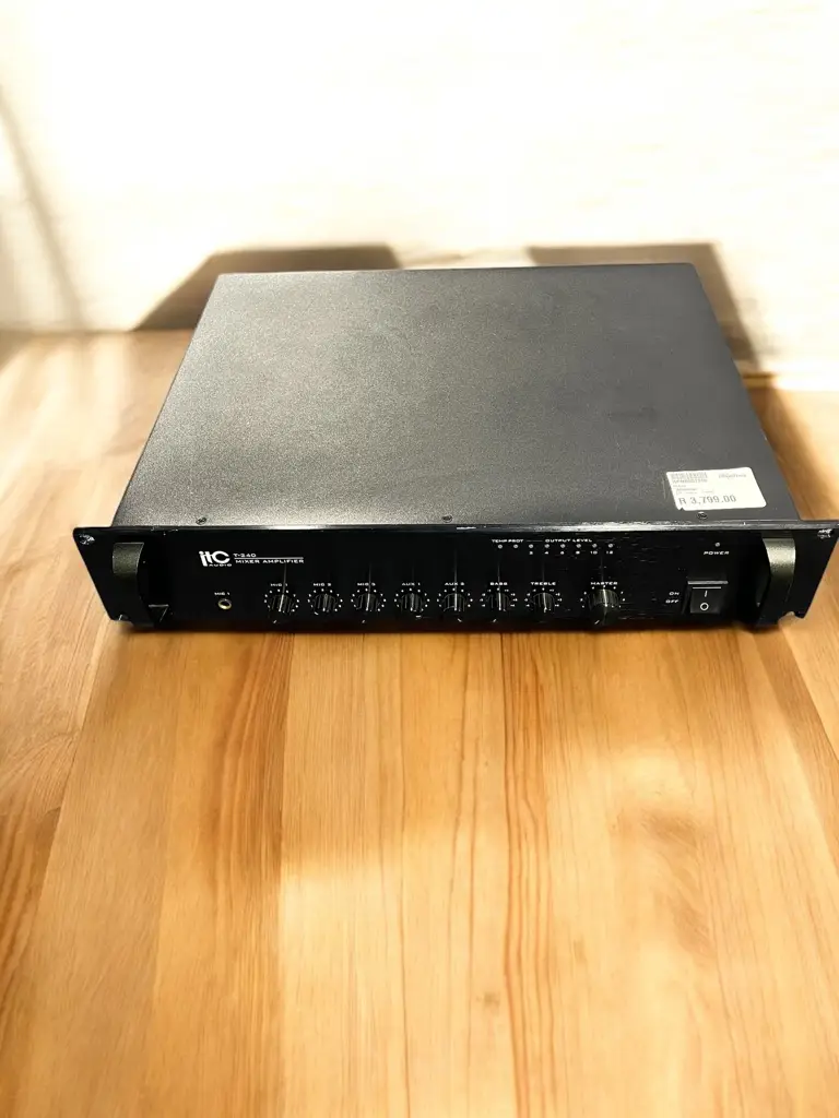 Itc T-240 Pa Mixer Amplifier With Phone Jack & Mic Input - View 2