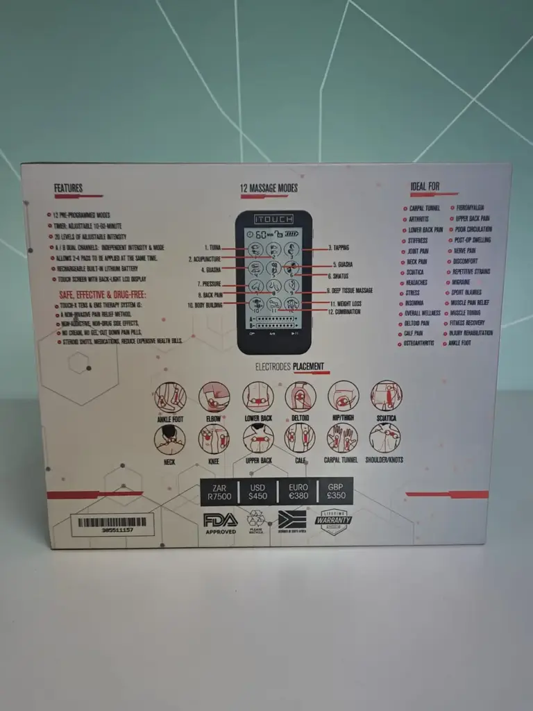Itouch Tens & Ems Massager Machine - View 2