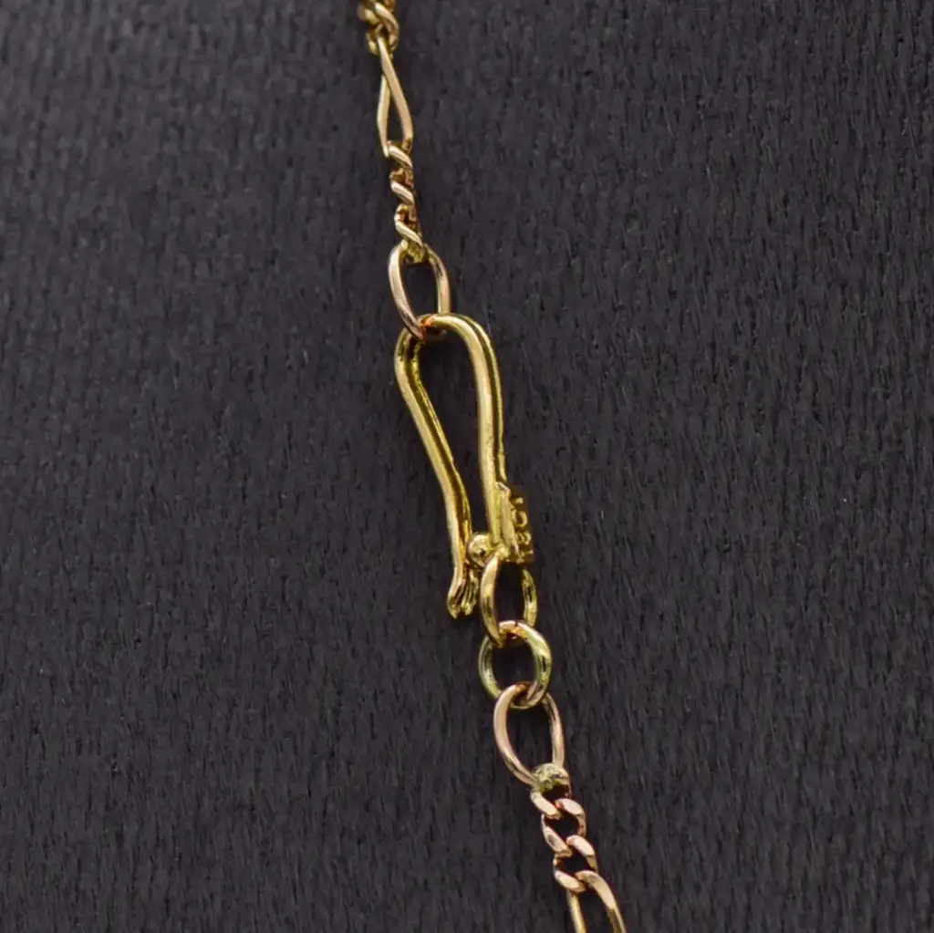 9ct Yellow Gold Chain Figaro - Link - View 3