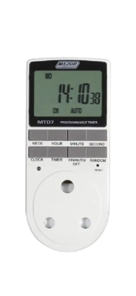 Major Tech Timer Digital 8 On And Off Mtd7