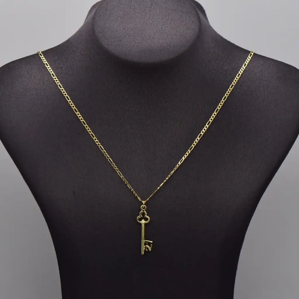 8ct & 9ct Yellow Gold Chain & Pendant