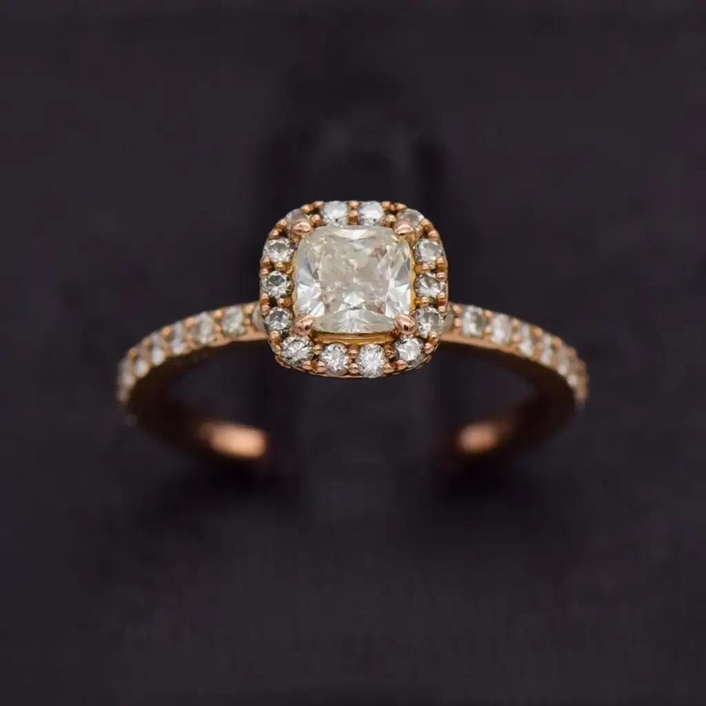 18ct Rose Gold Engagement Ring