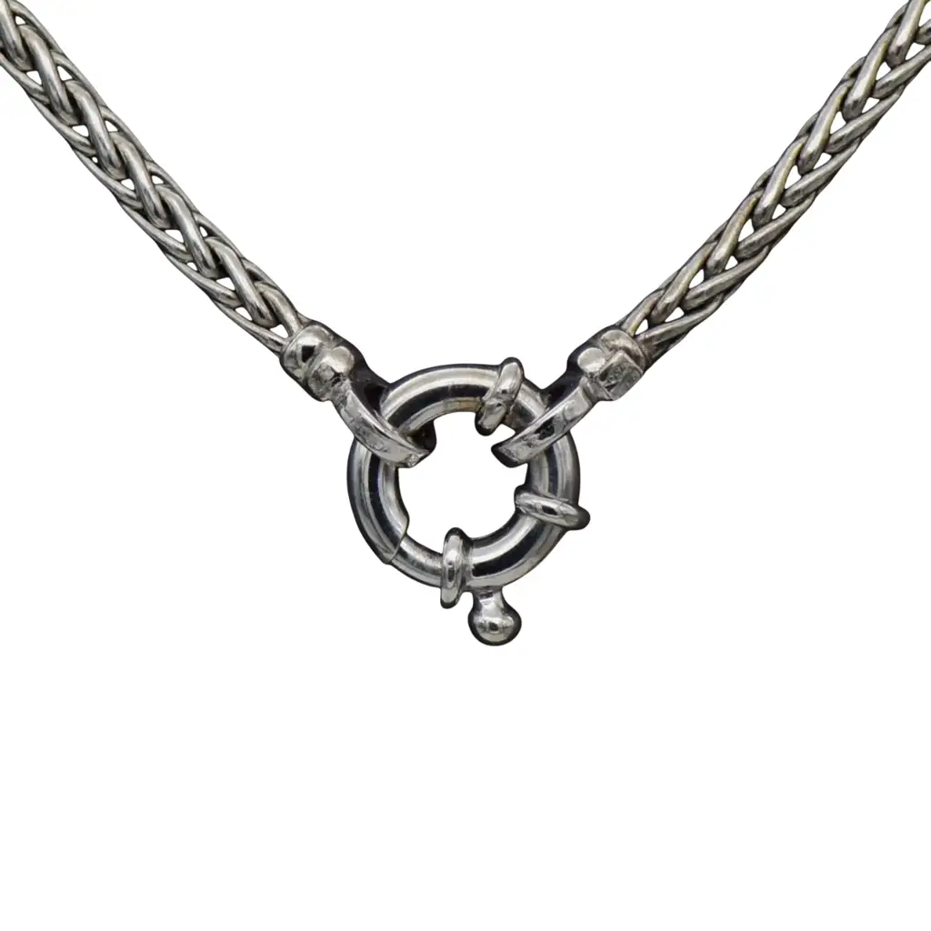 18ct White Gold Signoretti Clasp Chain - View 2