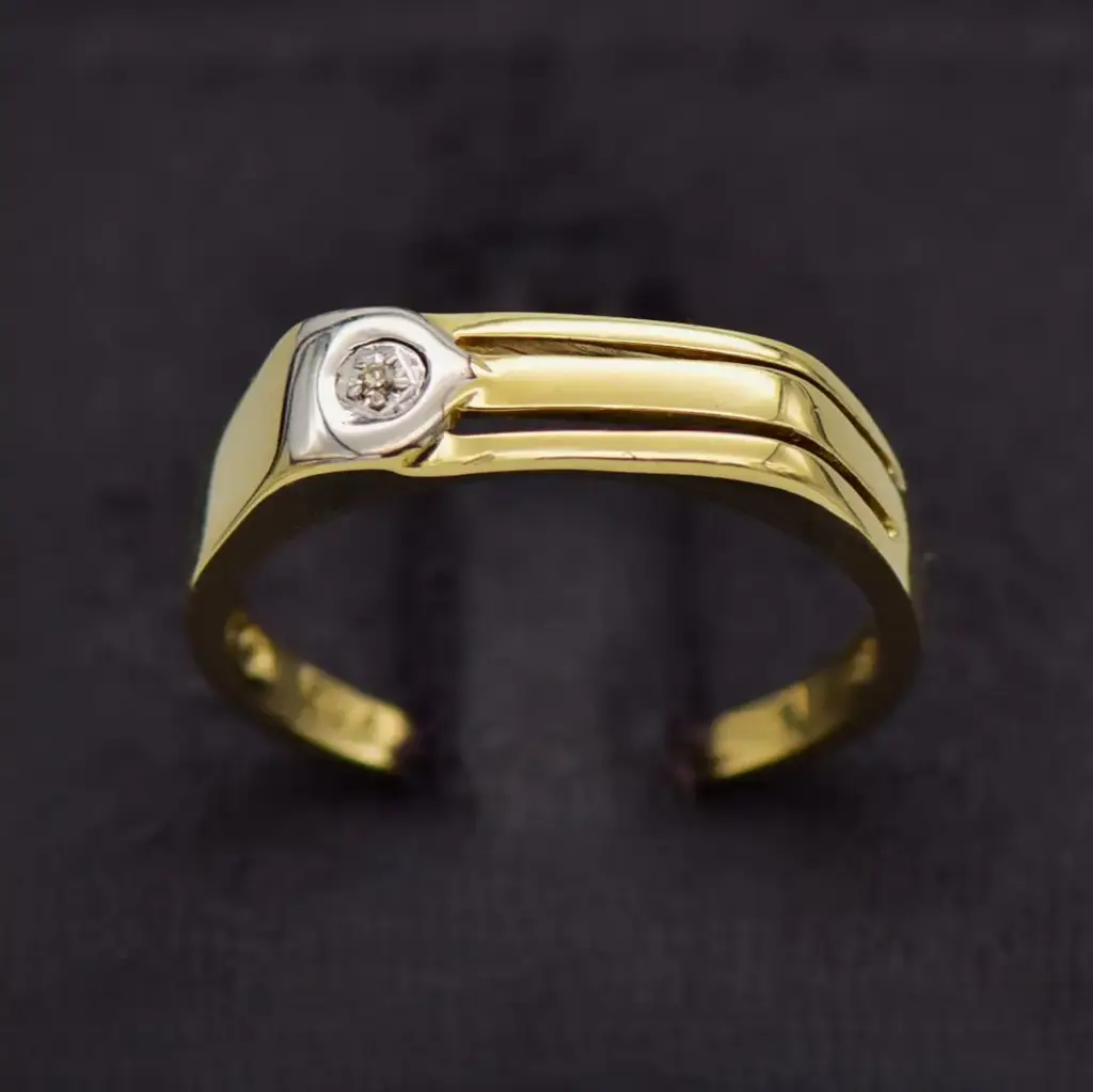 9ct Yellow Gold Men's Ring