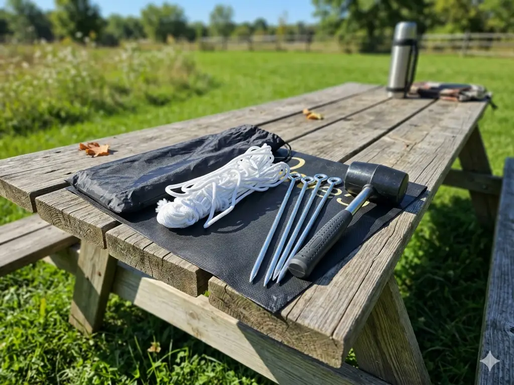 Gazebo Pegs & Hammer Combo Set – Second Hand