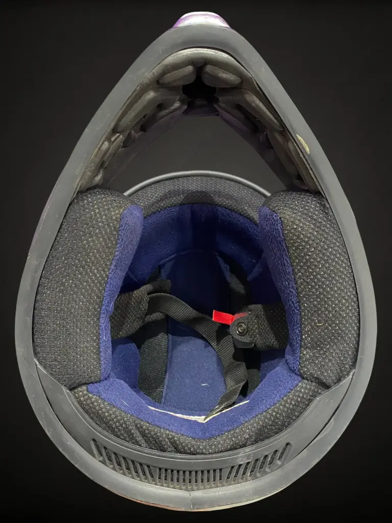 Retro-Style M2r Motocross Helmet. - View 2