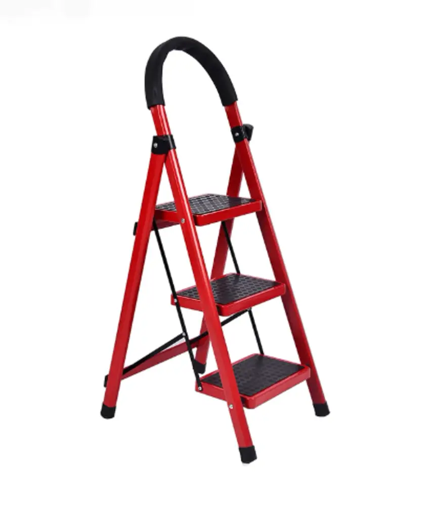 3 Step Ladder - Red