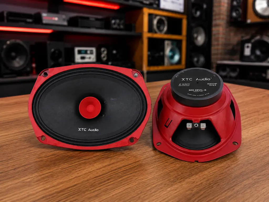Xtc Audio Red Devil 6" × 9" Hooka Series Dual Cone Full Range Speakers (Pair) - View 2