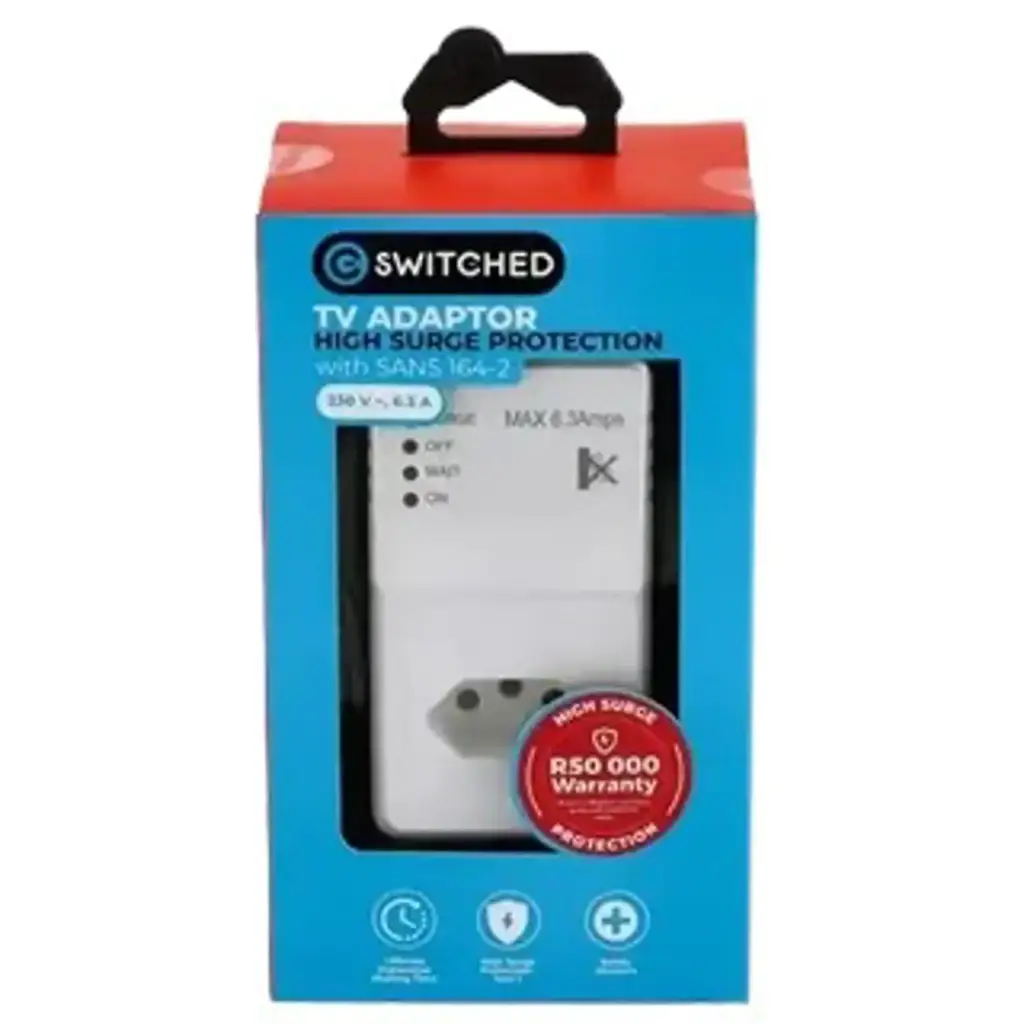 Switched Tv Adaptor High Surge Protection 16A/260V - View 2