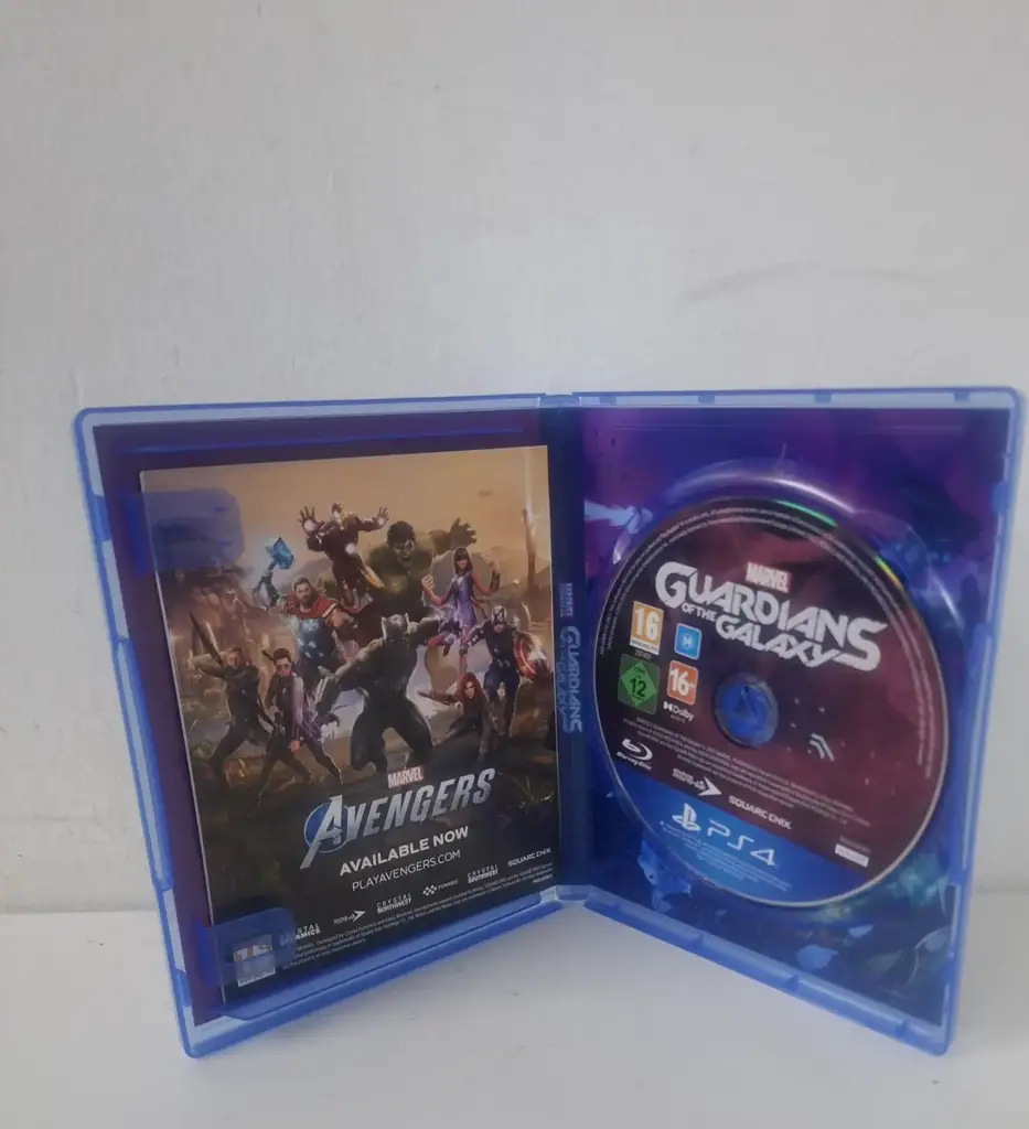 Sony Ps4 Guardians Of The Galaxy Game Disc