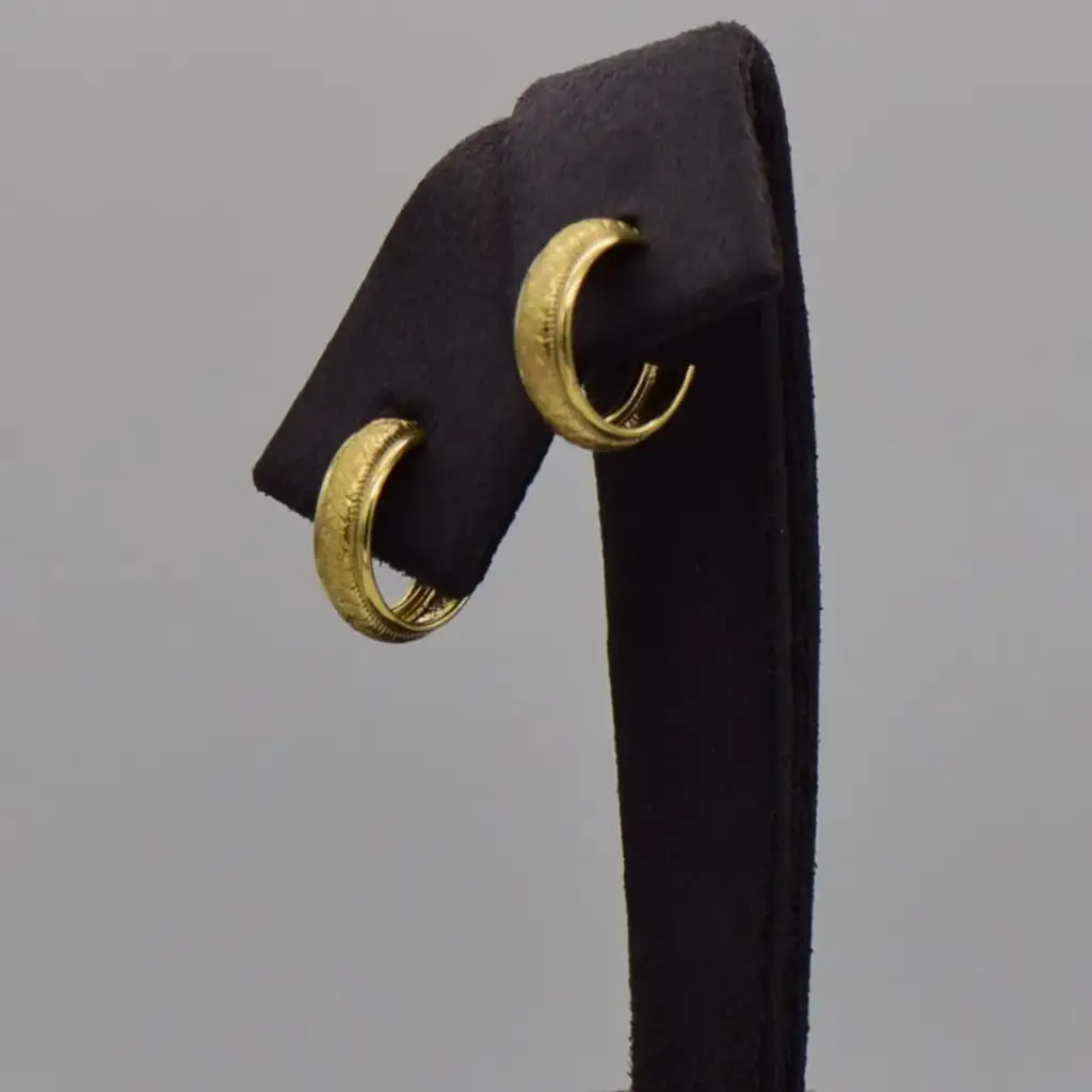 9ct Yellow Gold Open Hoop Earrings