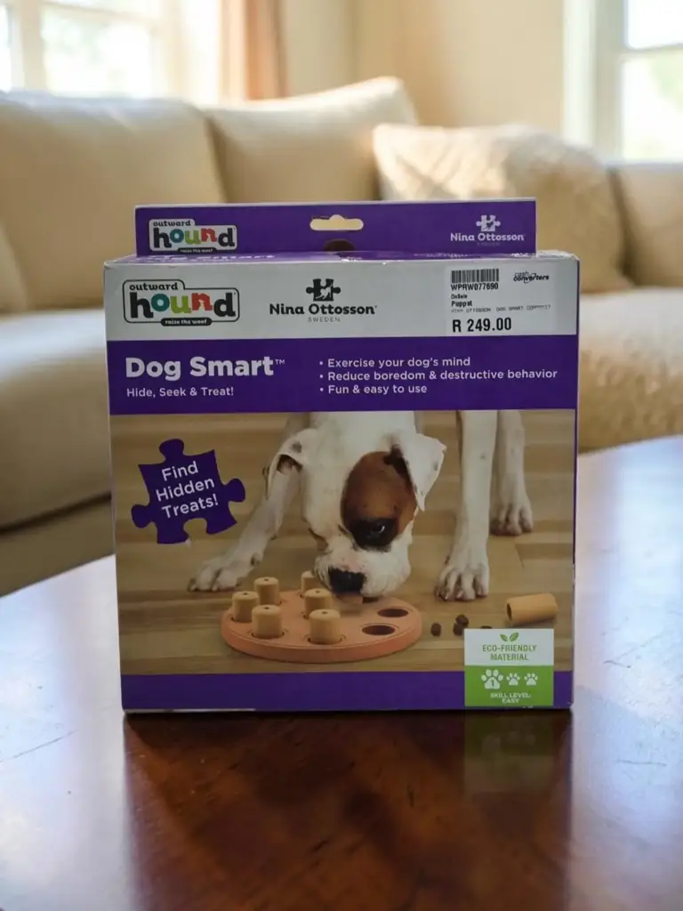 Nina Ottosson Dog Smart Composite Orange - Interactive Treat Puzzle Toy