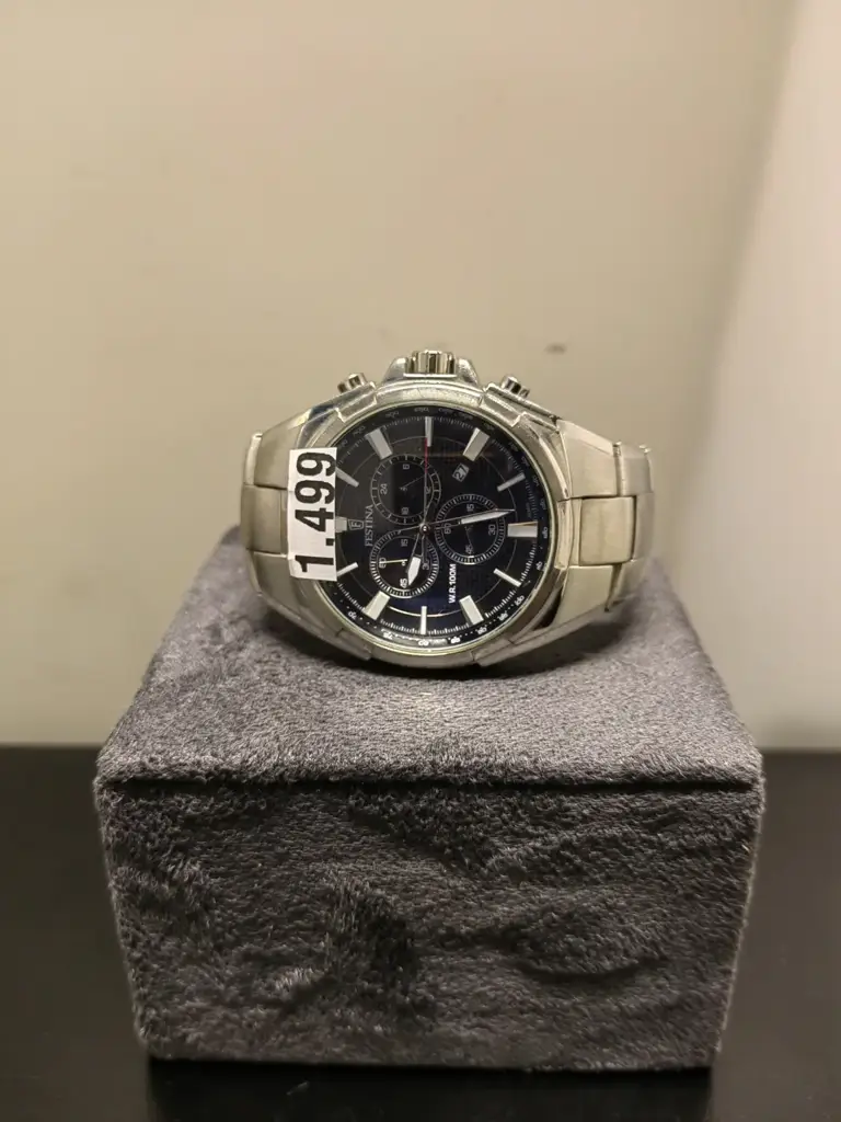 Festina Modele Depose Chronograph Stainless Steel Watch