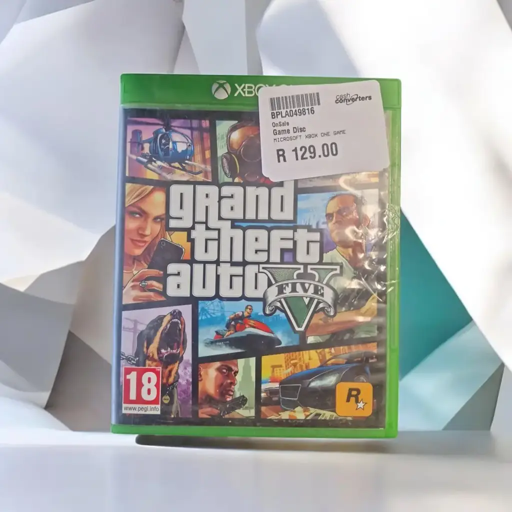 Microsoft Xbox One Grand Theft Auto V Game Disc