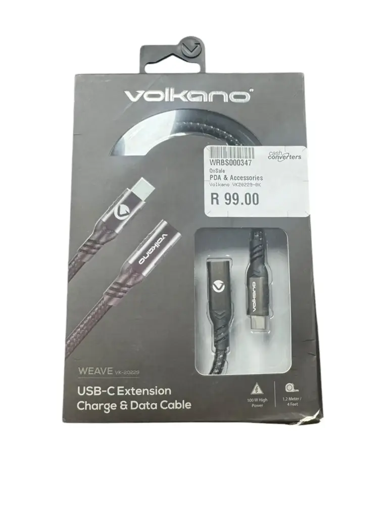 Volkano Usb-C Extension Charge & Data Cable