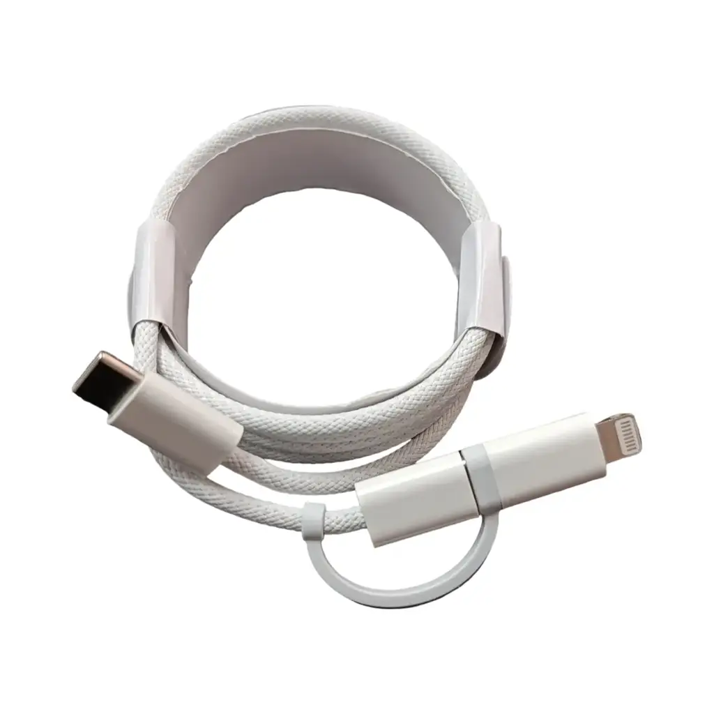 2-In-1 Braided Charging Cable