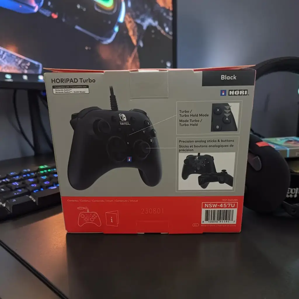 Hori Nintendo Switch Horipad Turbo