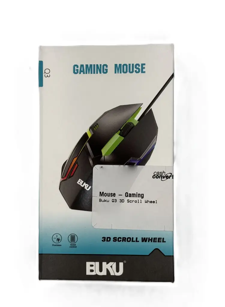 Buku Q3 Wired Gaming Mouse With 3D Scroll Wheel - View 2