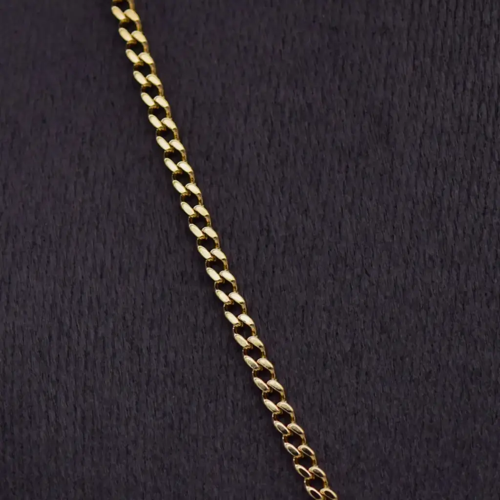 9ct Yellow Gold Chain Curb-Link - View 2
