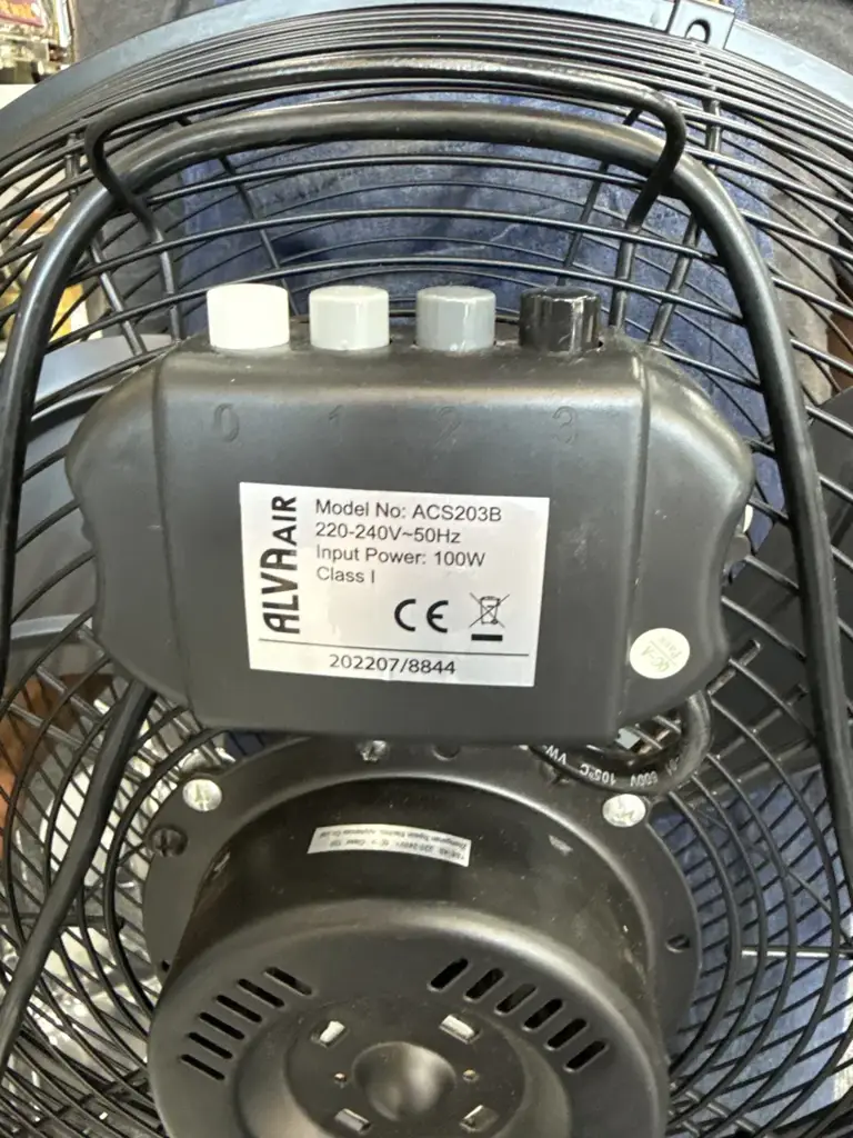 Alva Acs203b Fan - View 2