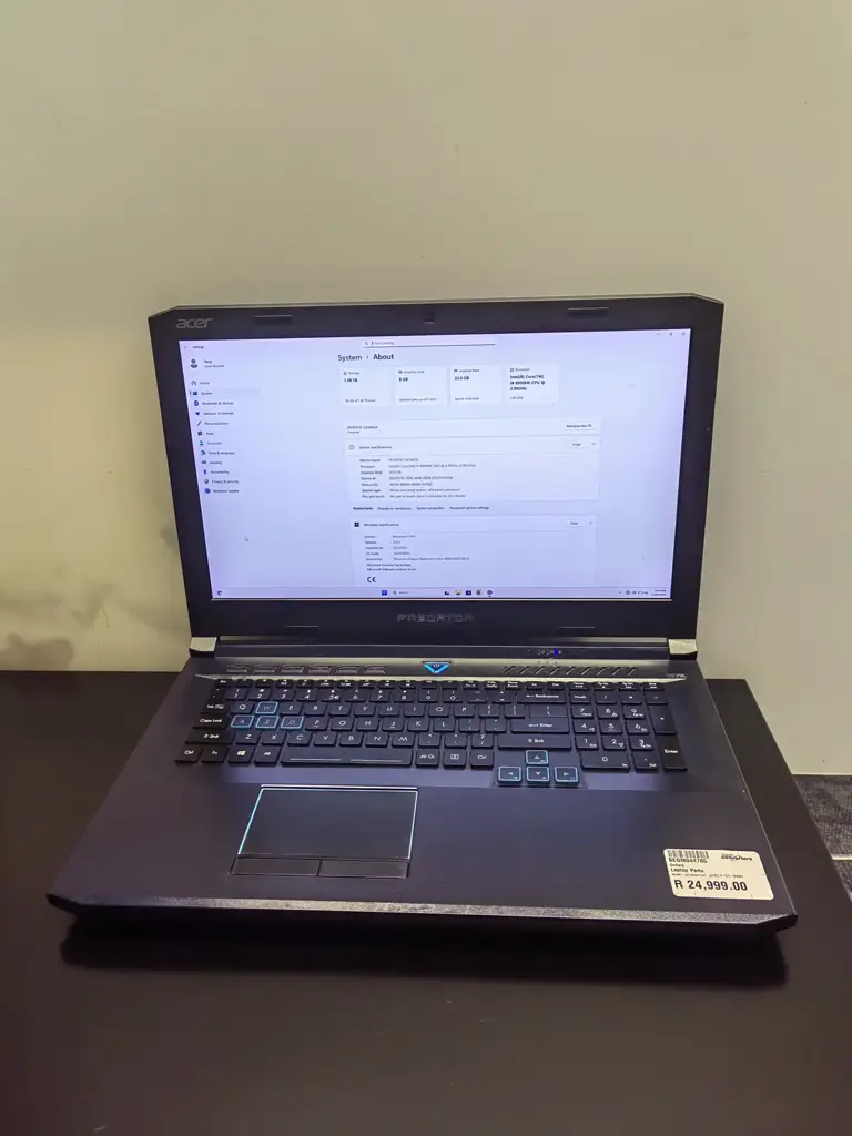 Acer Predator N17q11 Gaming Laptop