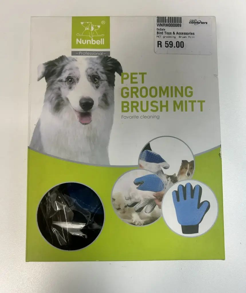 Nunbell Pet Grooming Brush Mitt