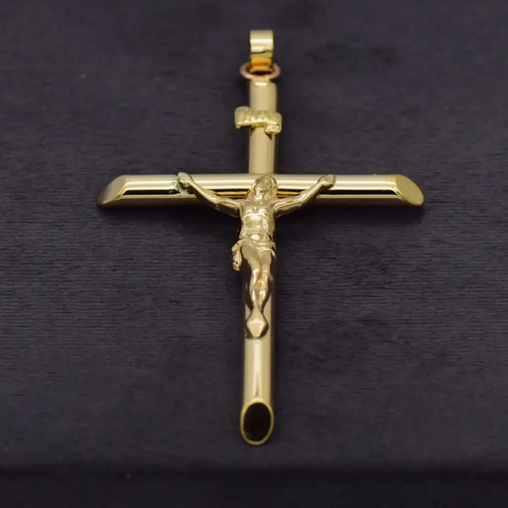 9ct Yellow Gold Cross Pendant