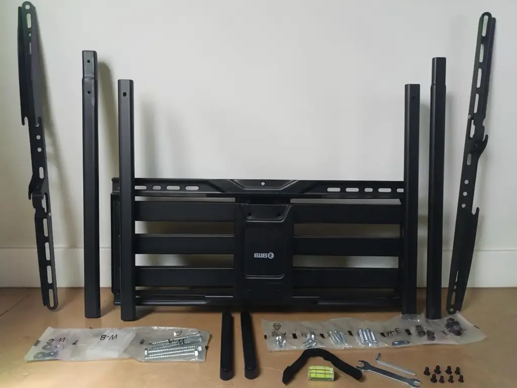 Ellies E Series Full Motion Heavy Duty Double Arm Tv Wall Mount (50"–105")