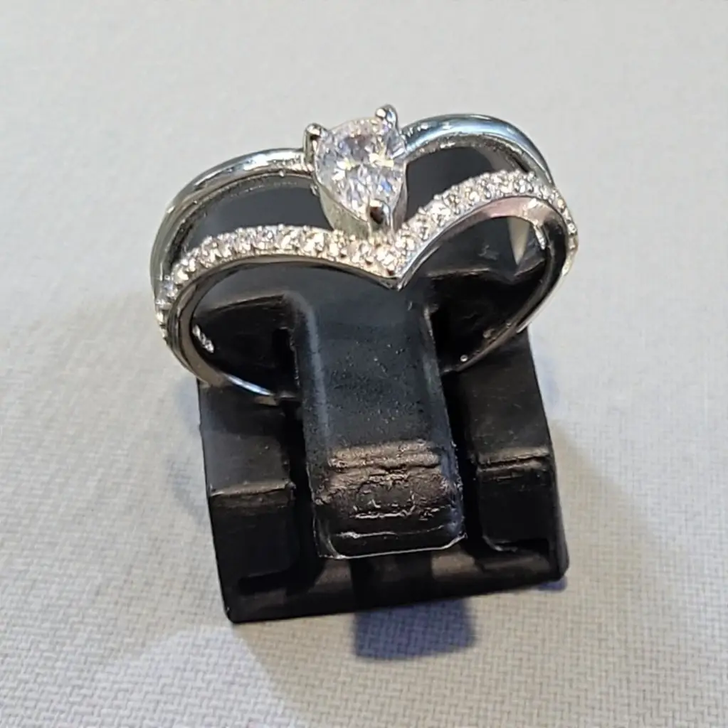 Teardrop Wishbone Ring 5Mm P - View 2
