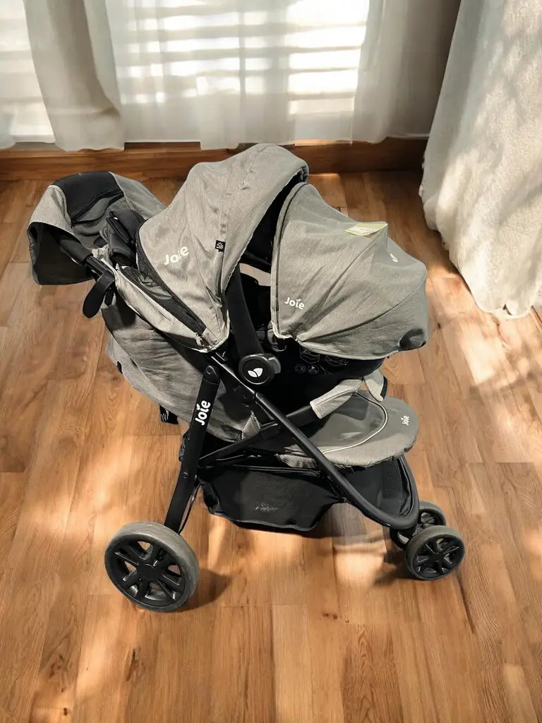 Joie Coal Litetrax 3 Travel System Stroller - View 3