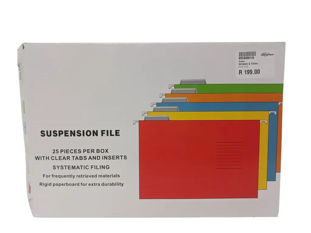 Files Foolscap File O Flex Suspension Files With Flexi Tabs And Inserts - Blue, 25 Pc - View 2