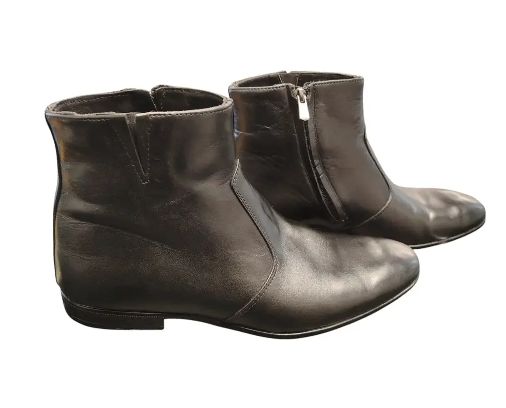 Socrati Men's Leather Ankle Boots Size 41
