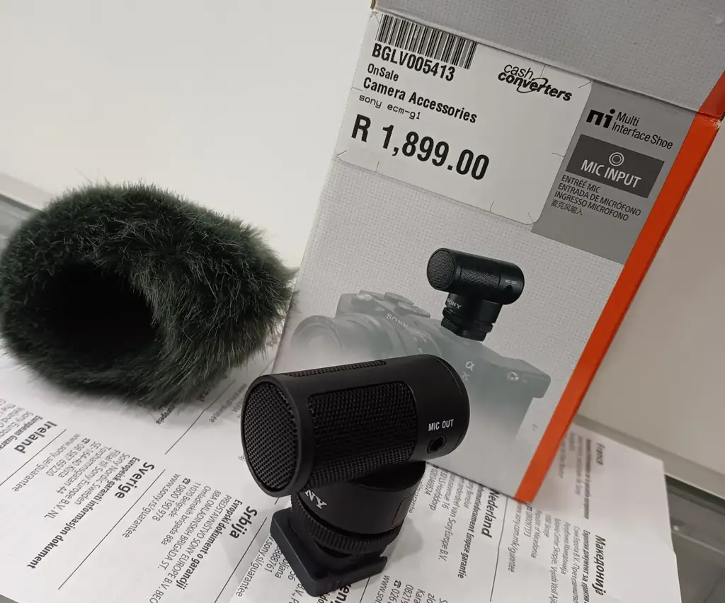 Sony Ecm-G1 Shotgun Microphone,