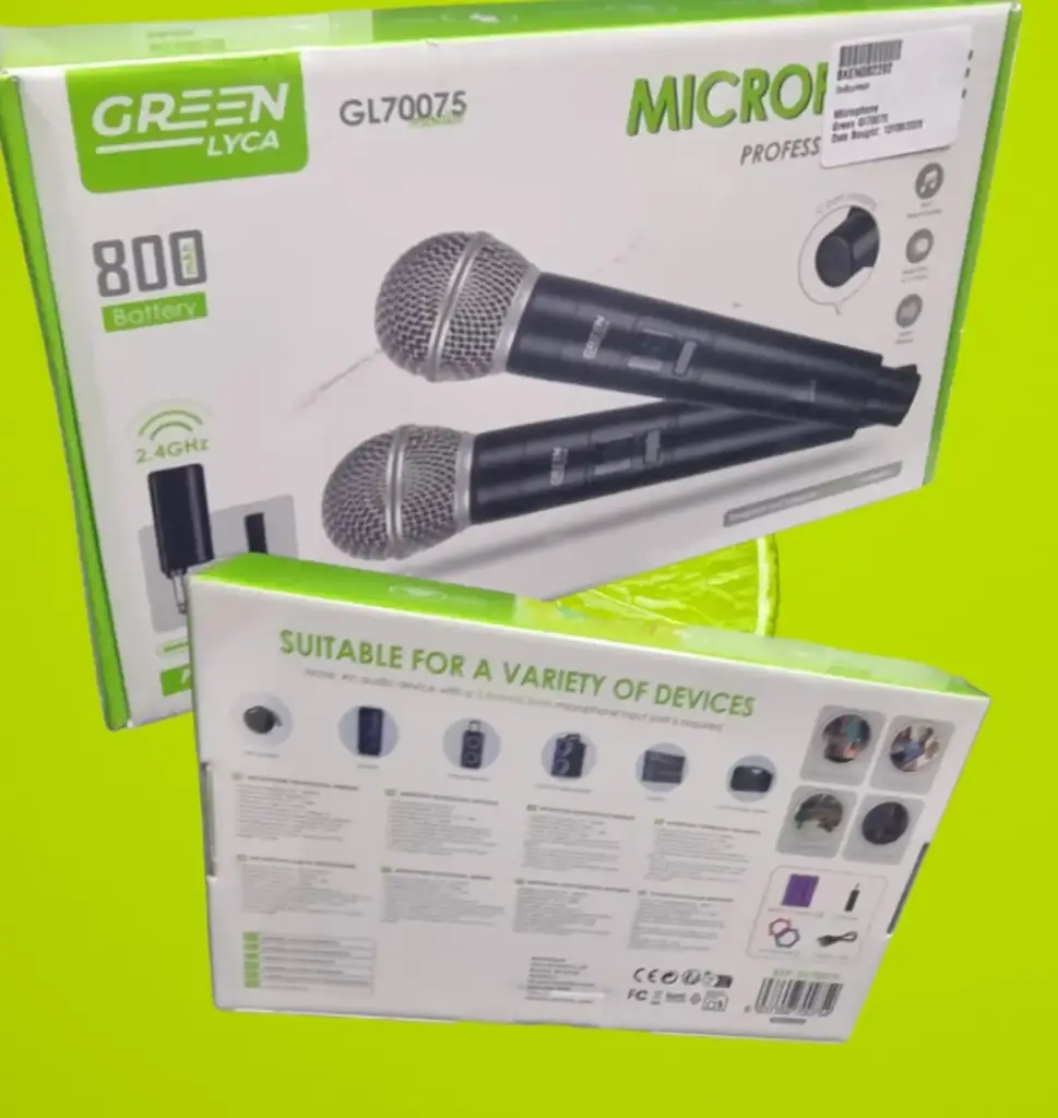 Green Lyca Professional Microphone Set - View 2
