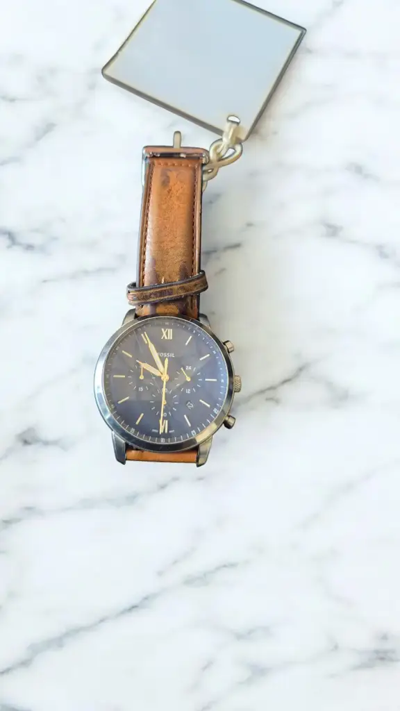 Fossil Nuetra Chrono Tan Leather Men Watch-Fs5453