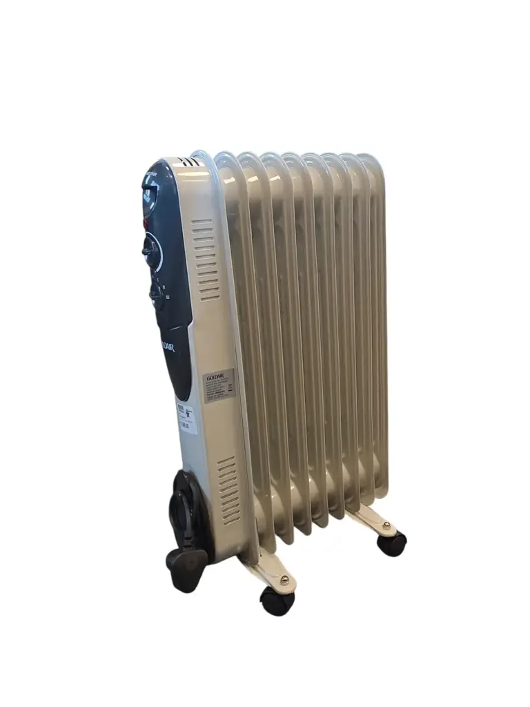 The Goldair 9 Fin Slim Oil Heater - View 3