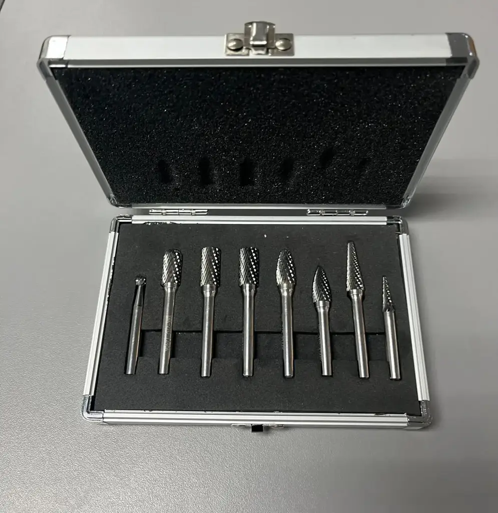 York Abrasives 8-Piece Cut Burr Set