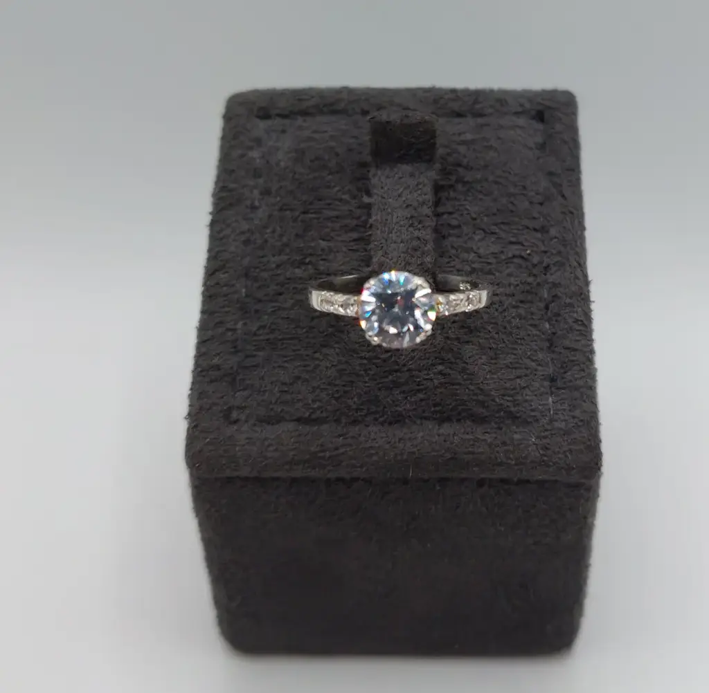 Sterling Silver Cz Stone