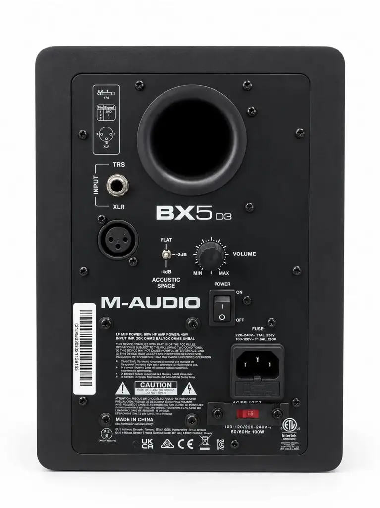 M-Audio Bx5 D3 Active Studio Monitor Speaker – Professional 100W Bi-Amplified Monitor - View 2
