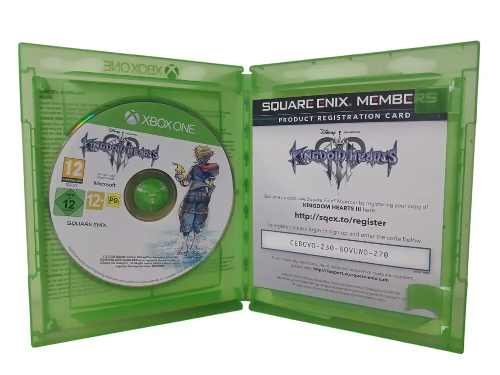 Xbox One Kingdom Hearts Iii Game Disc