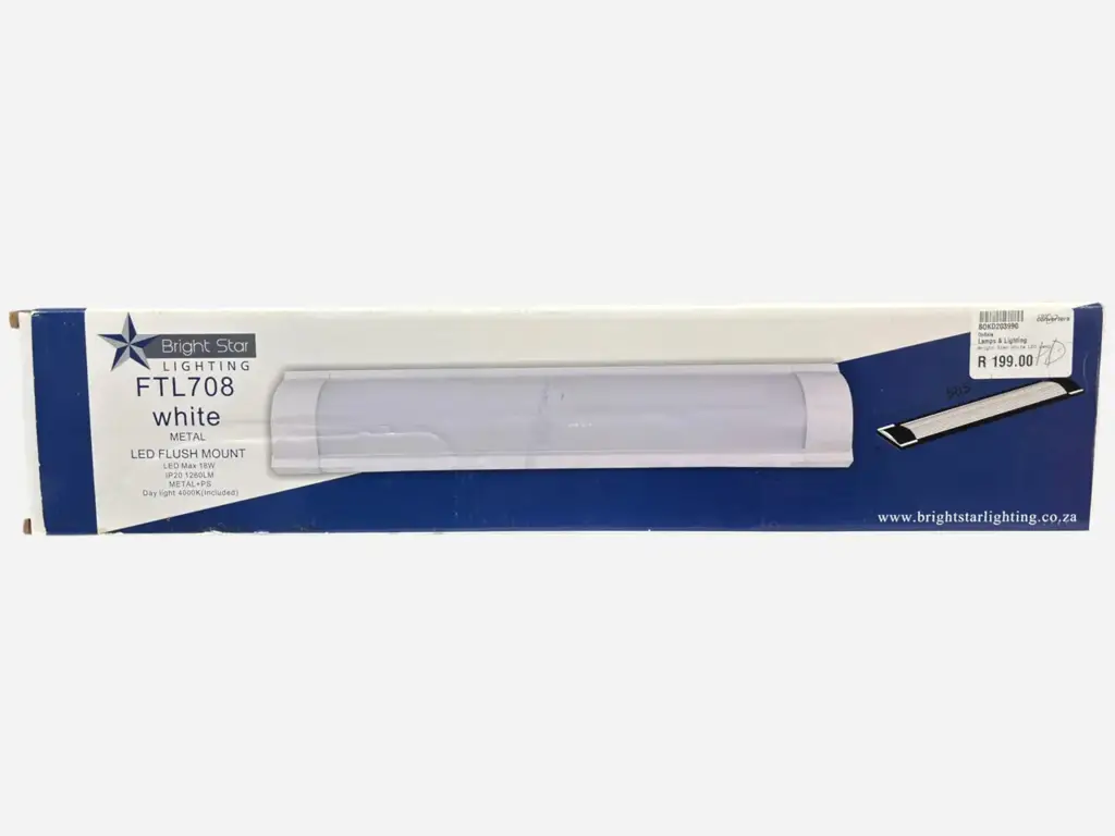 Bright Star White Led Batten Light - Like New