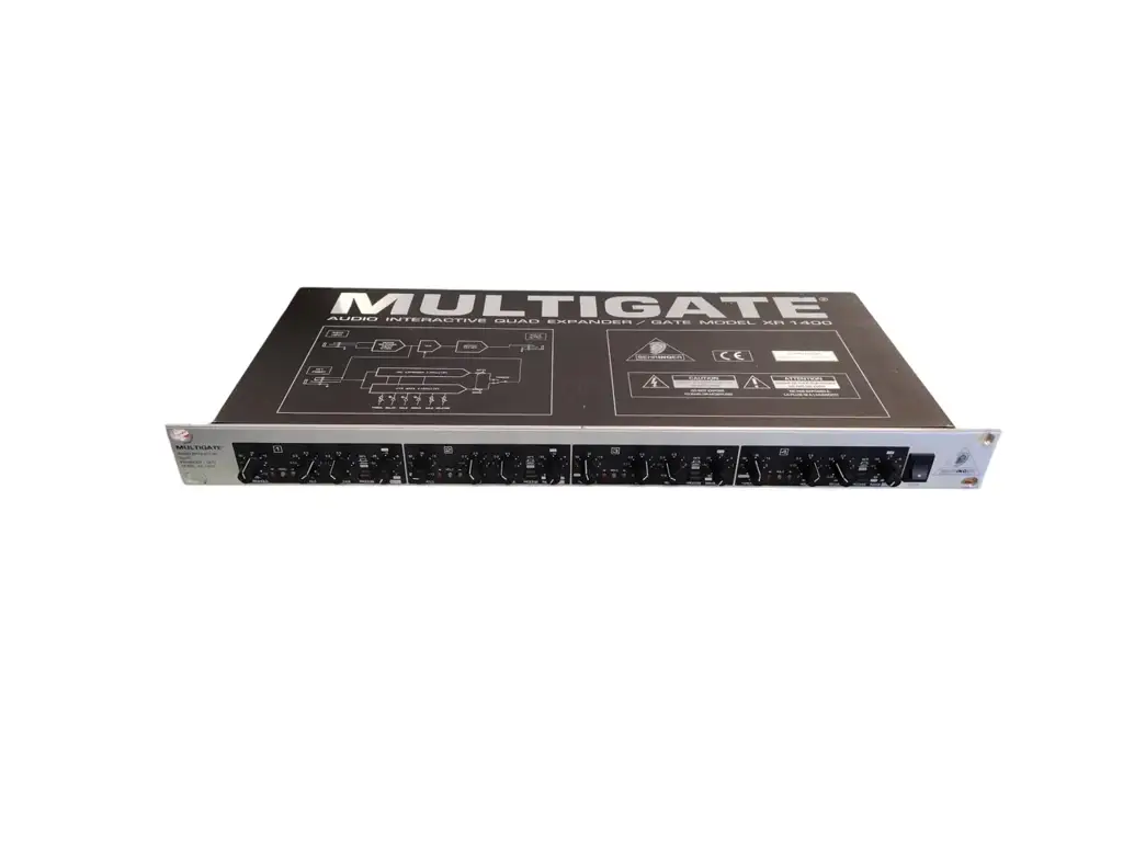 Behringer Multigate Xr1400 4-Channel Audio Interactive Expander/Gate.