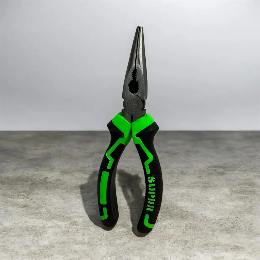 Blue Storm Tools 6" (150Mm) Long Nose Pliers.