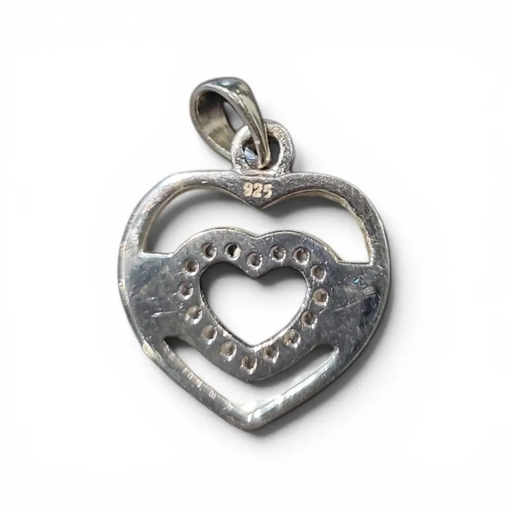 Open Heart Pendant - View 2