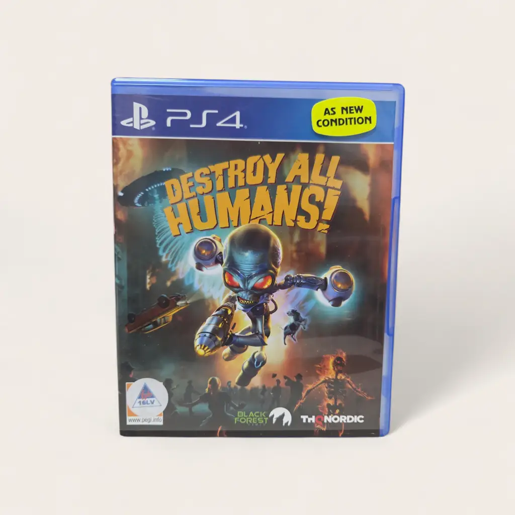 Ps4 Destroy All Humans Game Disc
