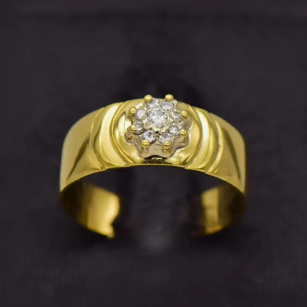 18Ct Yellow Gold Dress Ring