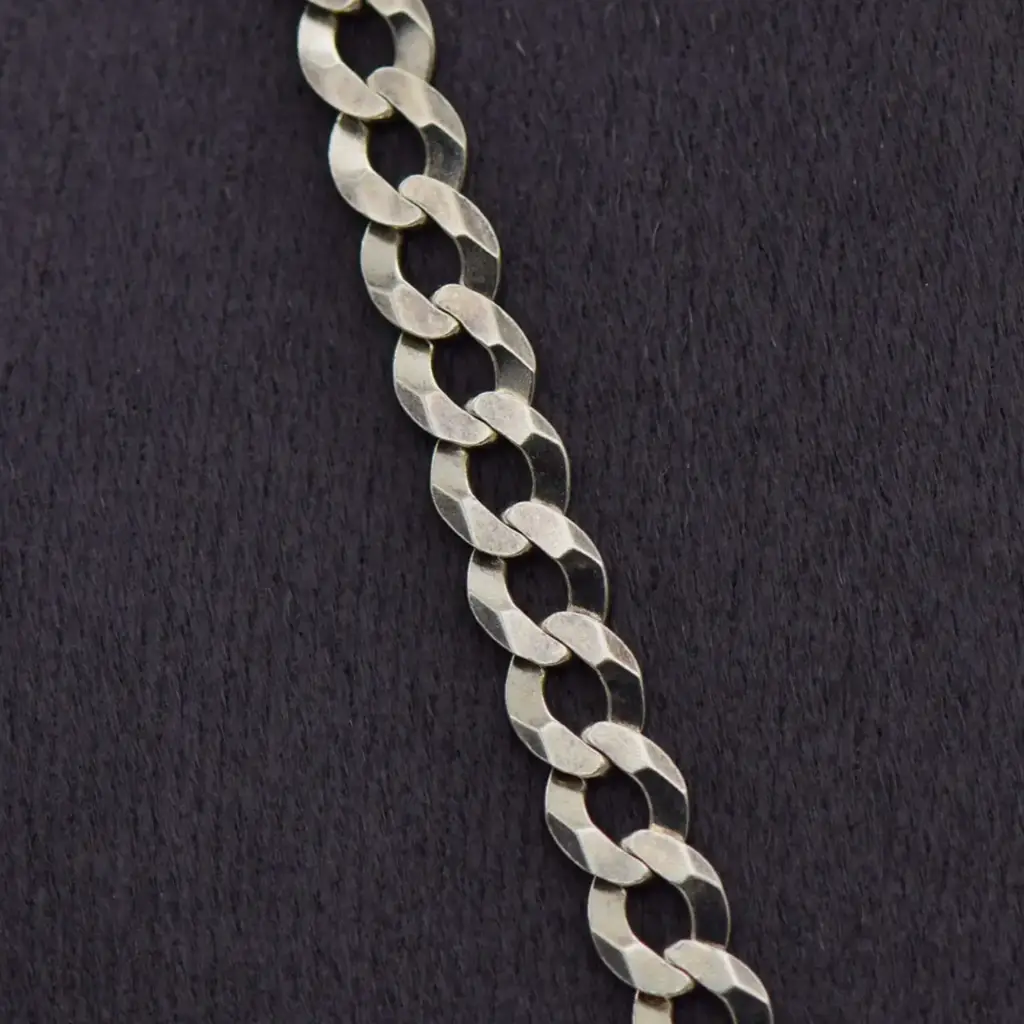Silver-925 Chain Curb - Link - View 2