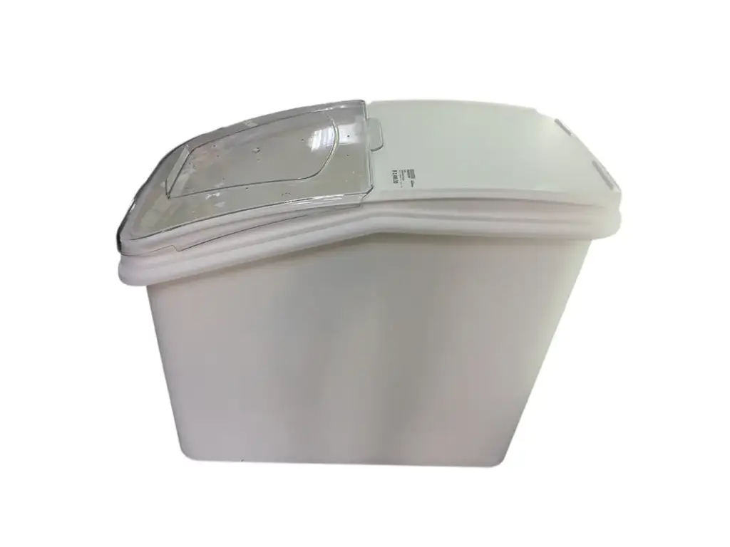 White Mobile Ingredient Bin