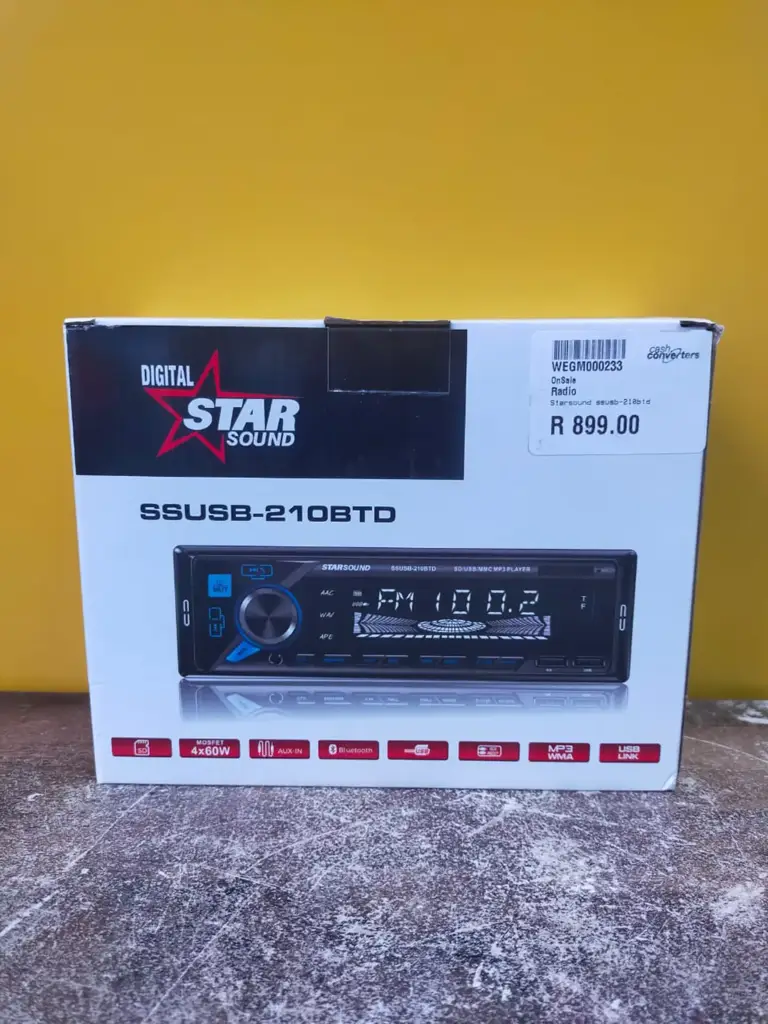 Digital Starsound Ssusb-210Btd Car Radio